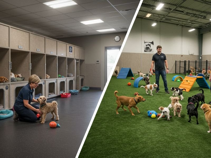 Dog Boarding vs. Dog Daycare — Which Is Right for Your Pup at Woof Woof Pet Resort?
